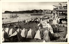 CPSM Saint Jean De Luz La Plage Et La Pointe De Sainte Barbe 