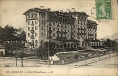 VINTAGE POSTCARD Hendaye Eskualduna Hotel