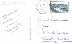 CPSM Hendaye the peak of Haya dominates the city