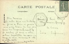 VINTAGE POSTCARD Hendaye Mouth Of Bidassoa