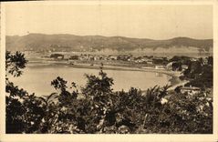 VINTAGE POSTCARD Hendaye Beach