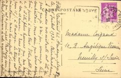 VINTAGE POSTCARD Hendaye the Beach