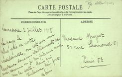 VINTAGE POSTCARD Cambo Les Bains Seen from of L Church