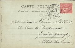 VINTAGE POSTCARD Cambo Les Bains Seen On Basseboure Taken Of the Terrace of the Plane trees