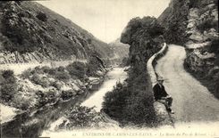 VINTAGE POSTCARD Surroundings of Cambo Les Bains the Road of No Rofani