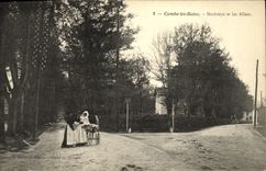 VINTAGE POSTCARD Cambo Les Bains Haristeya And Alleys