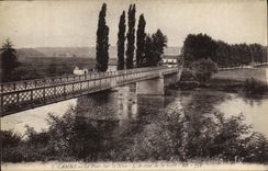 VINTAGE POSTCARD Cambo the Bridge On Nive L Avenue of the Station