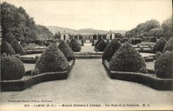 VINTAGE POSTCARD Cambo Rostand House Boxwood and the House