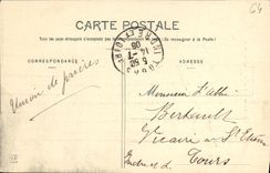 VINTAGE POSTCARD Caves De Betharram Frontage Of the Vault