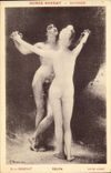 VINTAGE POSTCARD Bayonne Museum Bonnat Idyle