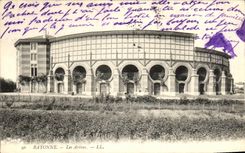 VINTAGE POSTCARD Bayonne the Arena