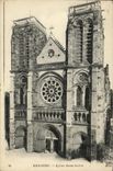 VINTAGE POSTCARD Bayonne Church Saint Andre