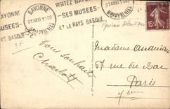 VINTAGE POSTCARD Bayonne the Old Castle