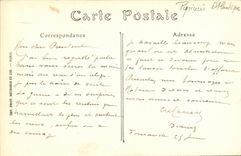 VINTAGE POSTCARD Bayonne Junction of Nive and L Adour