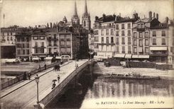 VINTAGE POSTCARD Bayonne the Bridge Marengo
