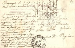 VINTAGE POSTCARD Bayonne the Old Castle