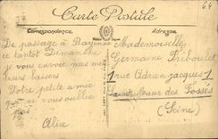 VINTAGE POSTCARD Bayonne View Taken of the Citadel Boat