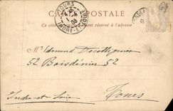 VINTAGE POSTCARD Bayonne the Mayou Bridge the Theater