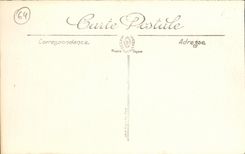 VINTAGE POSTCARD Bayonne the New Public garden