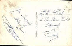 CPA Biarritz Promenade Dans Les Rochers du phare