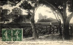 CPA Biarritz Vue Pers La Villa Bella