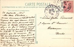 VINTAGE POSTCARD Artistic Biarritz Beach And Casino