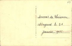 CPA Biarritz Le Chateau Basque Vu A Travers Les Tamaris 