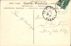 VINTAGE POSTCARD Pau the Bridge De Jurancon and the Castle