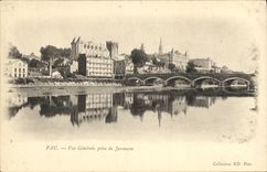 VINTAGE POSTCARD Pau View Taken De Jurancon