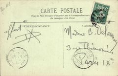 CPA Biarritz Artistique Grosse Mer Au Rocher De La Vierge 