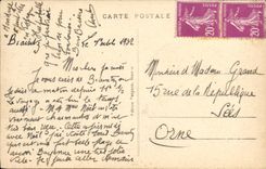 CPA Biarritz La Rocher de la Vierge