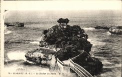 CPA Biarritz La Rocher du Basta