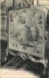 VINTAGE POSTCARD Pau the Castle Henri IV Screen embroiders has L switches by Jeanne D Albert