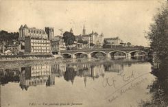 VINTAGE POSTCARD Pau View Taken De Jurancon