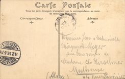 VINTAGE POSTCARD Pau View Taken De Jurancon