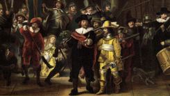 CPA Amsterdam RAmbrandt Die Nachtrunde