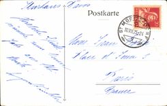 CPA Suvrettahaus Im Winter St Moritz 