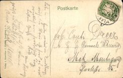 VINTAGE POSTCARD Landsberg has Lech Mutterturm