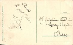 VINTAGE POSTCARD Worms has Rhein Lutherplatz