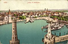 VINTAGE POSTCARD Lindau Im Bodensee