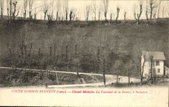 VINTAGE POSTCARD Coupe Gordon Bennett Circuit Michelin the turning of the handing over has Rochefort Automobile