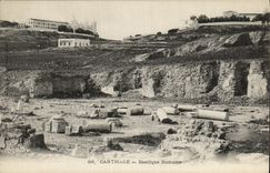 VINTAGE POSTCARD Carthage Roman Basilica