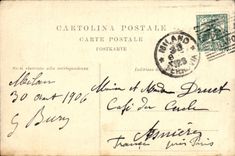 VINTAGE POSTCARD Milano It Duomo