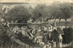 Panorama de Bouvignes de la POSTAL de la VENDIMIA