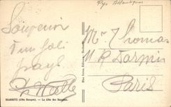 CPA Biarritz La Cote des Basques