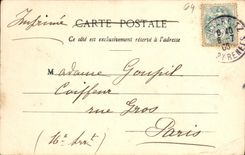 CPA Biarritz Une Vague au Rocher De La Vierge