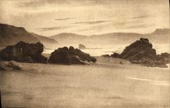 CPA Biarritz Crepuscule de l Helianthe