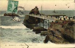 CPA Biarritz Le Rocher de la Vierge