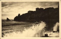 CPA Biarritz Effet de Vague