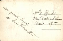 VINTAGE POSTCARD Biarritz the Beach